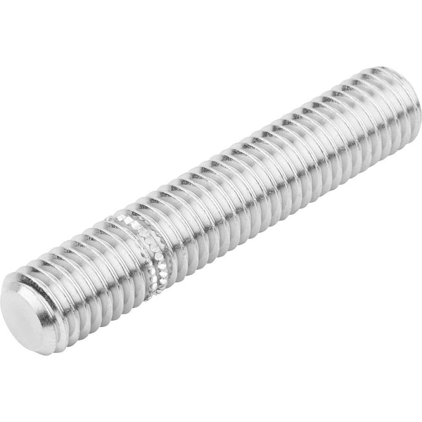 Grub Screw W. Screw-In Stop D=M16X80, Stainless Steel Bright